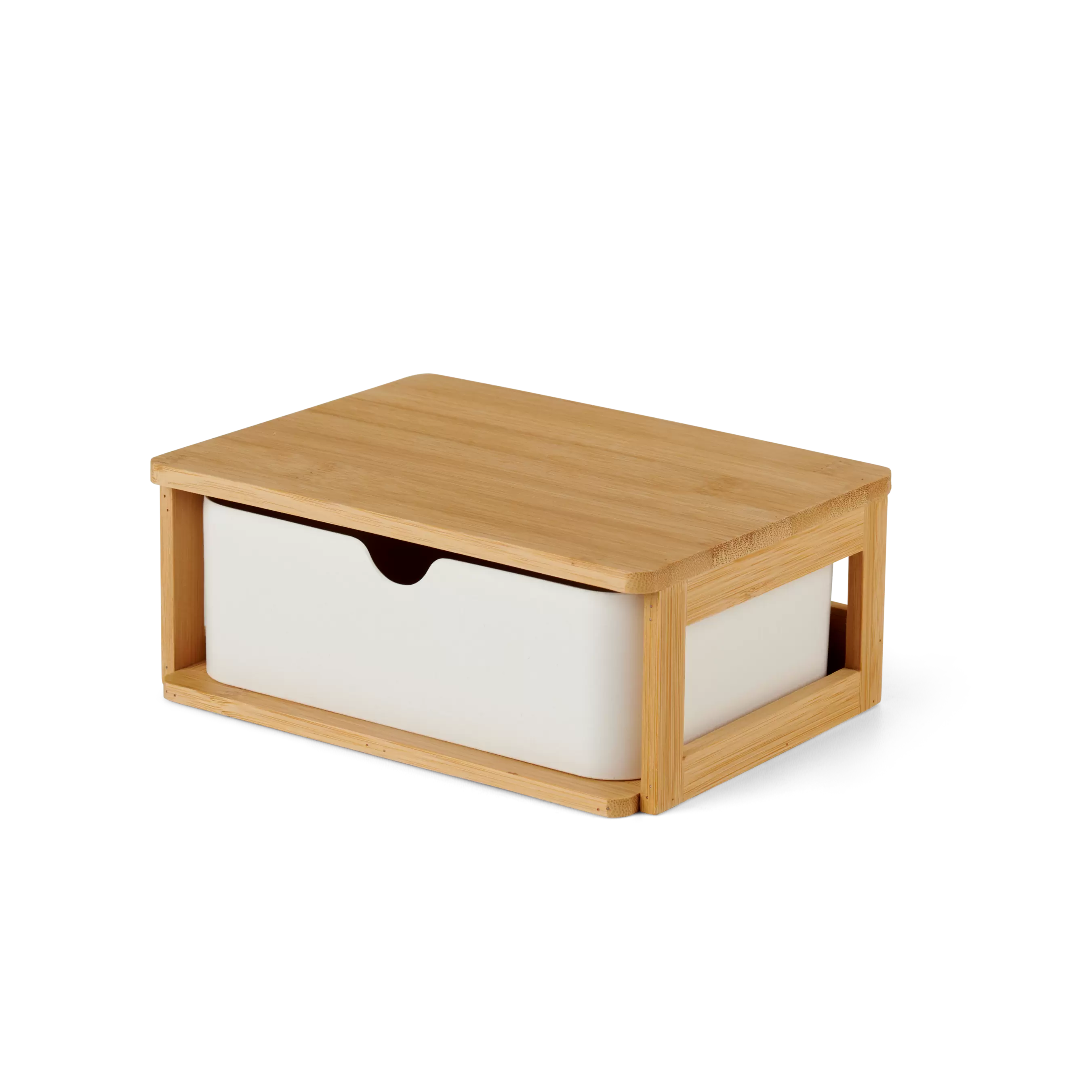 KONDO Organisateur  1 tiroir blanc, naturel offre à 8,95€ sur Casa