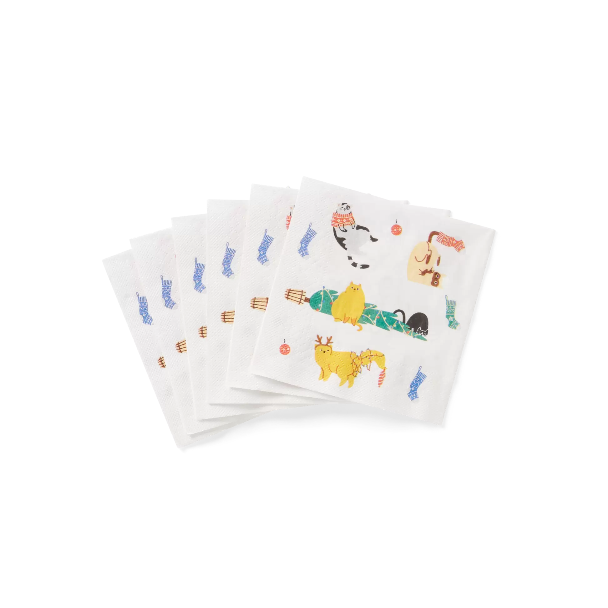 X-MAS FUNCATS Set de 20 serviettes multicolore offre à 2,25€ sur Casa