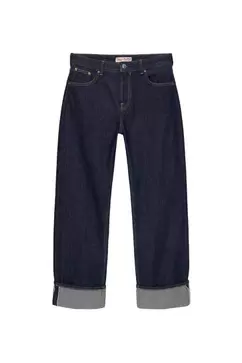 Jean straight selvedge offre à 45,99€ sur Pull & Bear