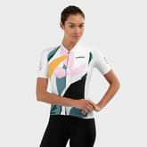 Maillot vélo manches courtes femme Cyclisme M2 Pinerolo Blanc offre à 49,95€ sur Decathlon