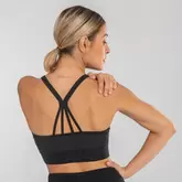 Brassière danse moderne fines bretelles Femme - noir offre à 13€ sur Decathlon