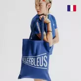 TOTEBAG BLEU SOUS LICENCE ALLEZ BLEUS Made in France offre à 5€ sur Decathlon