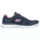 BASKETS DE MARCHE SPORTIVE FEMME FLEX APPEAL 4.0 BRIGHT NIGHTS NAVY offre à 45€ sur Decathlon