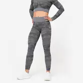 Legging sans couture femme, gris offre à 22€ sur Decathlon