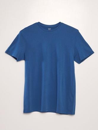 T-shirt droit en jersey uni offre à 4€ sur Kiabi