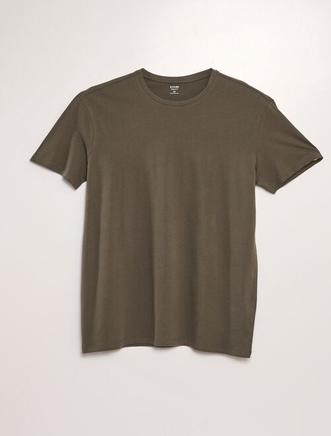T-shirt droit en jersey uni offre à 4€ sur Kiabi
