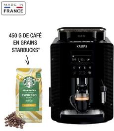 Expresso Broyeur  KRUPS  YY4729FD essential avec cafe starbucks offre à 349,99€ sur Boulanger