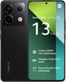 Smartphone    Redmi Note 13 Pro 256Go Noir 5G offre à 399,99€ sur Boulanger