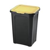 Poubelle de tri Coverline - 45 L - Jaune offre à 6,99€ sur La Foir'Fouille