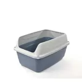 Bac à litière haut - 40 x L 56 x H 30 cm - Bleu offre à 8,99€ sur La Foir'Fouille