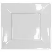 4 assiettes carrées jetables en plastique - 18 x 18 cm - Blanc offre à 2,5€ sur La Foir'Fouille