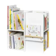 Petite bibliothèque multifaces blanc Oxybul offre à 59,99€ sur Oxybul