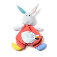 Doudou lapin corail Oxybul offre à 12,99€ sur Oxybul