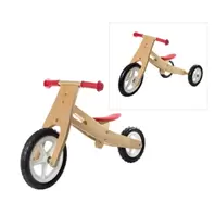 Tricycle 2 en 1 en bois offre à 89,99€ sur Oxybul