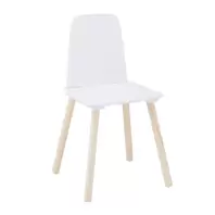 Chaise junior blanche et naturelle Oxybul offre à 49,99€ sur Oxybul