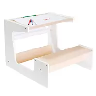 Petit bureau d'écolier naturel et blanc Oxybul offre à 64,99€ sur Oxybul