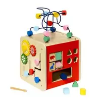 Cube géant multi activités en bois Oxybul offre à 74,99€ sur Oxybul