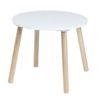 Table ronde naturel/blanc Oxybul offre à 23,09€ sur Oxybul