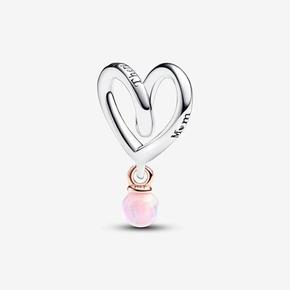 Charm Cœur Ruban Bimatière offre à 29€ sur Pandora