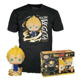 Coffret figurine POP + tee-shirt Majin Vegeta offre à 12,99€ sur Stokomani