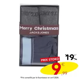 Boite cadeau boxer + chaussettes offre à 9,99€ sur Stokomani