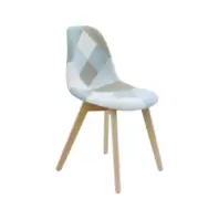 CHAISE EN TISSU PATCHWORK offre à 34,99€ sur Noz