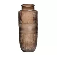 VASE EN VERRE FUMÉ offre à 4,95€ sur Noz