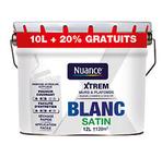Peinture XTREM Murs et plafonds - Blanc - Satin - 10L+20% gratuit offre à 42,95€ sur Bricorama