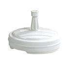 Pied de Parasol rond 13l blanc offre à 7,99€ sur Bricorama