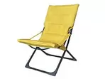 Fauteuil de détente pliant pour l'extérieur Loggia jaune offre à 48,69€ sur Bricorama