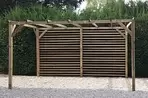 Pergola pin autoclavé - 7 lambourdes - 3x4x2,2m offre à 439,99€ sur Bricorama