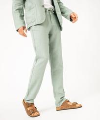 Pantalon chino ou de costume en lin souple homme offre à 25,99€ sur Gémo