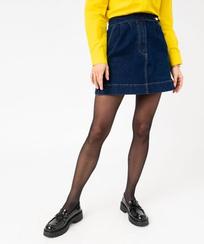 Jupe en jean courte coupe évasée femme - LuluCastagnette offre à 18,19€ sur Gémo