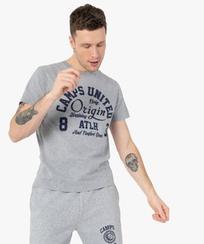 Tee-shirt homme avec inscription XXL - Camps United offre à 7,49€ sur Gémo