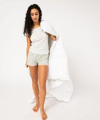 Pyjashort en coton bicolore femme offre à 10,49€ sur Gémo