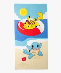 Serviette de bain Pikachu et Carapuce - Pokemon offre à 10,49€ sur Gémo