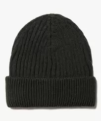 Bonnet homme uni en maille côtelée offre à 4,99€ sur Gémo