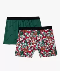 Boxer de Noël en microfibre imprimée homme offre à 7,49€ sur Gémo