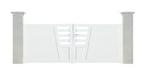 Portail PVC marville Blanc 3m x 1m50 offre à 490€ sur Brico Cash