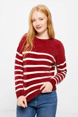 Pull Chenille Rayures offre à 19,99€ sur Springfield