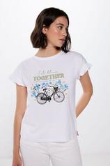 T-shirt "Together" offre à 19,99€ sur Springfield