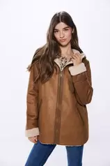 Manteau double face capuche offre à 62,99€ sur Springfield