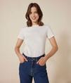 Tee-shirt l'Iconique manches courtes en côte unie femme offre à 25€ sur Petit Bateau
