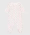 Pyjama bébé en velours cœurs offre à 39€ sur Petit Bateau