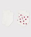 Lot de 2 paires de chaussettes bébé en tricot offre à 17€ sur Petit Bateau