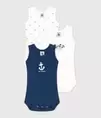 Lot de 3 bodies sans manches en coton bébé offre à 19€ sur Petit Bateau