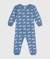 Pyjama sans pied imprimé baleine en coton bébé offre à 27€ sur Petit Bateau