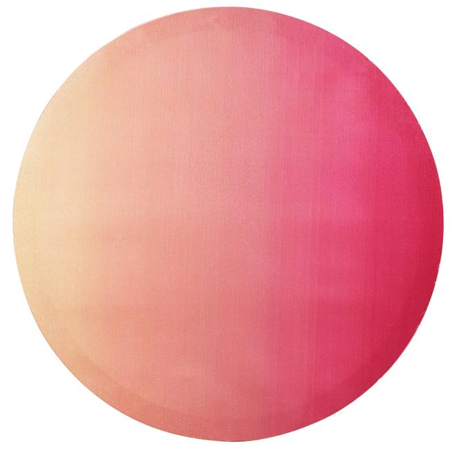 Toile ronde imprimé dégradé orange, jaune et rose D70 offre à 49,99€ sur Maisons du Monde
