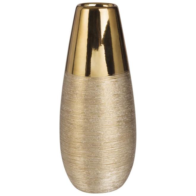 Vase en céramique dorée H28 offre à 14,99€ sur Maisons du Monde