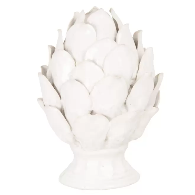 Statuette pomme de pin en porcelaine blanche H18 offre à 16,99€ sur Maisons du Monde